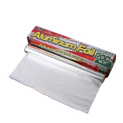 China Kitchen Use Household Kitchen Use Aluminum Foil Roll Aluminum Foil To Bake Food Wrap Christmas Aluminum Foil 8011 for sale