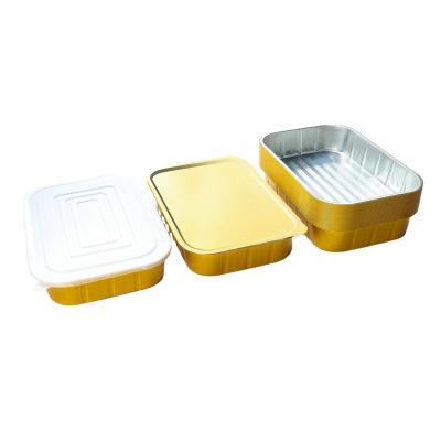 China Professional Food Grade Machine High Capacity Microwave Making Disposable Aluminum Foil Baking Food Container Tray for sale