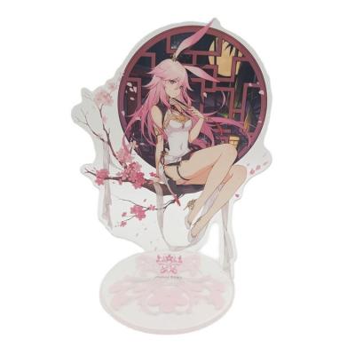 China Custom Clear Display Modern Skillful Plastic Stand Manufacturer Acrylic Standee for sale