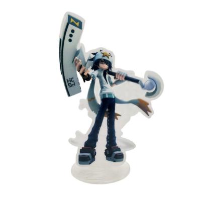 China Customized Clear Charm Modern Acrylic Display Standee With Stand for sale