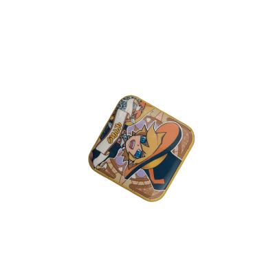 China Comics Made In China Metal Material Tinplate Badge Popular Animation Pattern Customizable Pin Pattern for sale