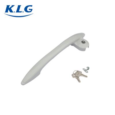 China Commercial Freezer Parts Open Door Chest Freezer Sideboard Top Door Handle with Lock and Key for sale