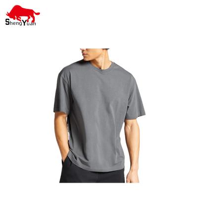 China 100% Cotton Custom Blank T-shirt Drop Shoulder Design Oversize T-shirt Printing Anti-wrinkle T-shirts for sale