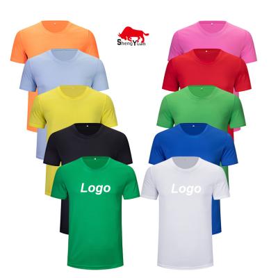 China Anti-Wrinkle Custom 100 Polyester T Shirt Digital Sublimation Printing Logo T Shirt Mens T Shirts for sale