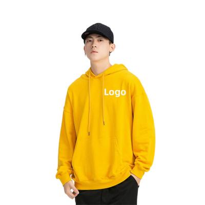 China Custom Logo Plain Men Oversized Sweatshirt Anti-wrinkle OEM High Quality Mens Streetwear Hoodie for sale