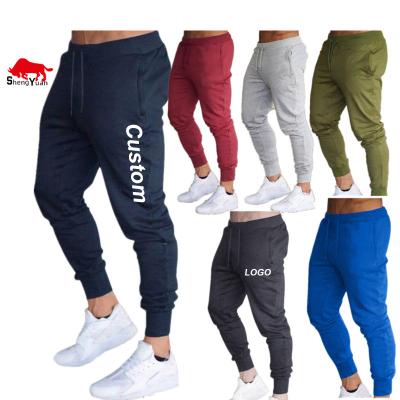 China 2022 New Style Anti-Wrinkle Polyester Cotton Men's Joggers Wholesale Custom Solid Color Mens Sweatpants Pants for sale