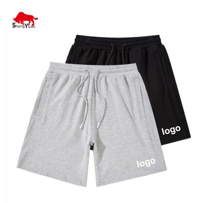 China Custom Logo Shorts French Terry Cotton Custom Embroidery Anti-wrinkle Men's Shorts for sale