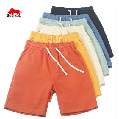 China Hot Sale Cotton Breathable Anti-Wrinkle Men's Wholesale Customized Logo Boys Summer Shorts 100% Short Pants for sale