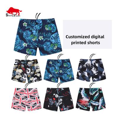 China 2021 Anti-wrinkle fashion beach men's shorts summer boys boys surf short pants custom sublimation printing short pants for sale