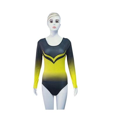 China Comfortable Custom Dance Performance Dancewear Women's Dancewear Leotard Long Sleeve Gymnastics Training Clothes Dancewear for sale