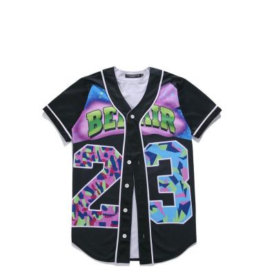 China Custom Plus Size Sublimated Team Name Logo Number Printing Sports Baseball Wear Jackets Womens Mens Uniform Baseball Tank Tops for sale