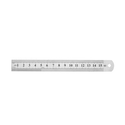 China ALLOY factory price customized length stainless steel scale ruler measuring metal for sale