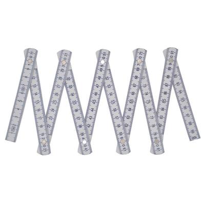 China MORE FOLDING RULER white plastic printable FOLDING RULER LOGO promotional materials manufacturer discount FOLDING RULER for sale