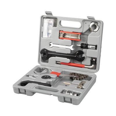 China Bicycle Repairing Tool 17 Pieces Multifunctional Tool Kit Bicycle Repair With 7 In 1 Durable Tool Bike Maintenance Times Tool Kit Kit With Box for sale