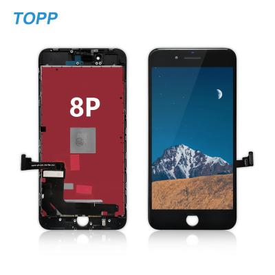 China Fix Phone Broken Screen TOPP Wholesale Parts Mobile Phone LCDs With TFT Touch Assembly Mobile Phone LCDs Display For iPhone 8P Screen for sale