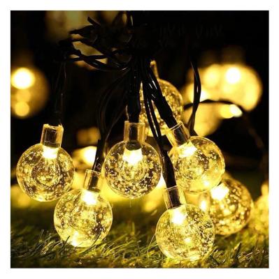 China Outdoor Energy Saving Bubble Decoration Wedding Holiday Decoration Lights/Safe and Convenient Service Time/Long LED Solar Lamp String Ball for Events for sale