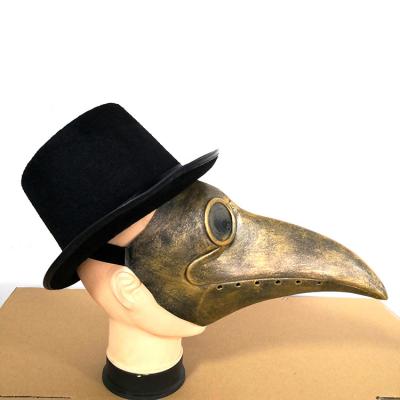 China Fashionable Masquerade Plague Doctor Bird Mask Crow Steampunk Nose Beak Latex Masks Long For Halloween Costume Cosplay Party for sale