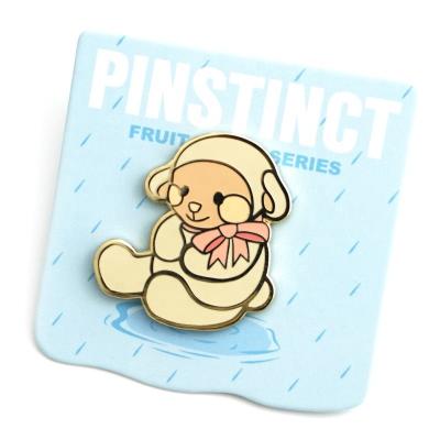 China Professional Wholesale Cheap Europe Custom Personalized Cute Anime Animal Character Enamel Lapel Pins For Clothing for sale