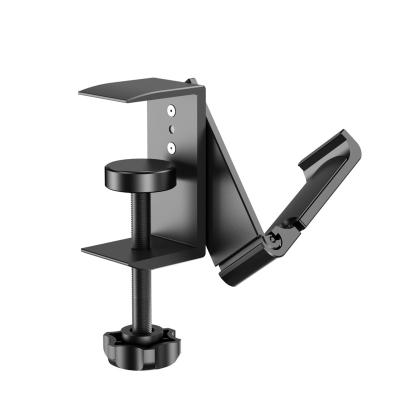 China Space-saving folding headphone bracket hook can be rotated under the table section to save space easy to install for sale