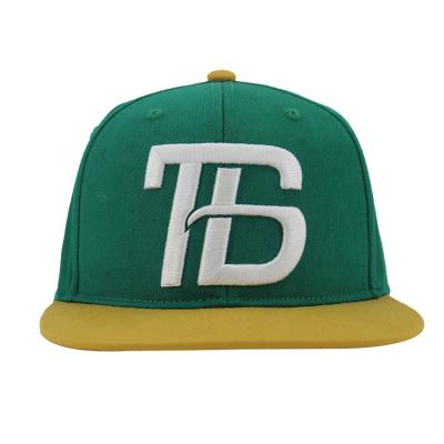 China Wholesale 6 Panel Polyester Twill White COMMON Hat Custom 100% 3D Embroidery Plain Snapback Hat for sale