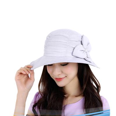 China High Quality and UPF 20+ Fashion Wide Brim Women Summer Colorful Bucket Hat Beach Hat Sun Hat for sale