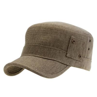 China Character Factory Price White Wholesale Mens Army Hat Fashion Military Hats for sale