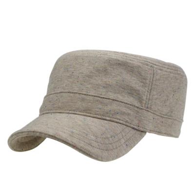 China Character 100 % Cotton Hat Fashion White Military Style Hat For Women for sale