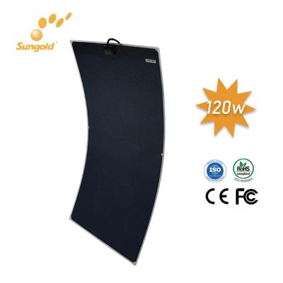 China Professional Manufacturer Semi-Flexible Flex Pv Solar Panels 160W Solar Panel for Marine Application for sale