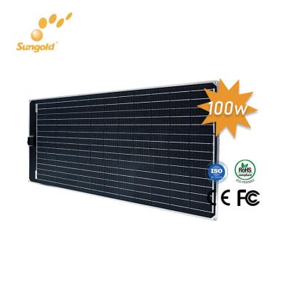 China Marine High Effciency Solar Panel 50w 100w flexible tpt series etfe solar panel for sale