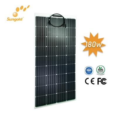 China High Efficiency Semi-Flexible Lightweight Canadian Solar Panels For Outdoor Customized Solar Panel for sale