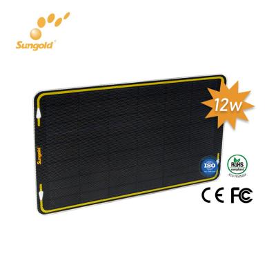 China Custom Size Power Plant With Portable Collapsible Crystalline Silicon Solar Panel Home Use To Boost SCC-12W for sale