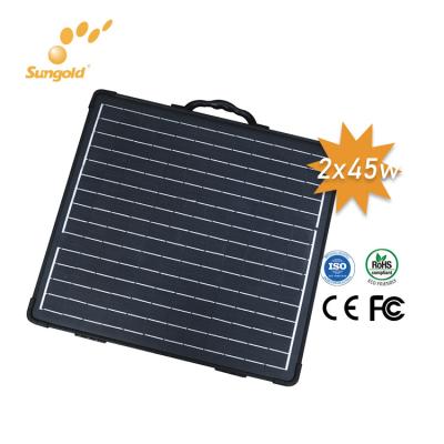 China factory lightweight foldable solar panel module 80w LVP2*40w for sale