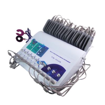 China Skin Tightening 10 Channels Potentiometer Digital 4 Programs Physiotherapy EMS Muscle Stimulator Machine for sale