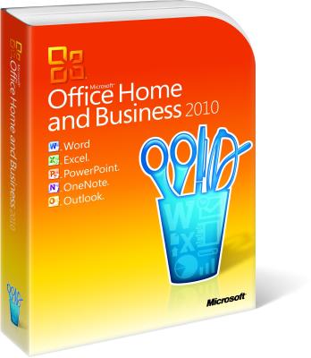 China Microsoft Office 2010 home and business retail box for sale