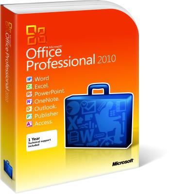 China Office 2010 Professional Retail Box 32bit 64bit DVD for sale