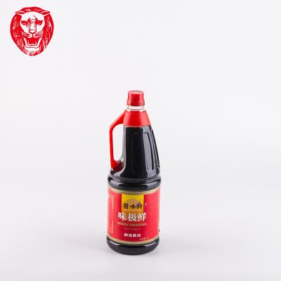 China Cooking OEM Produce 1.7L Premium No Preservative Dark Soy Sauce for sale