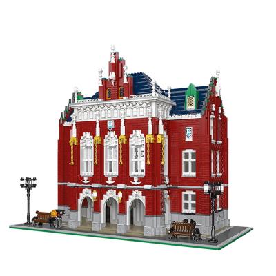 China Street View DIY Building Brick Ideas Expert University 89123 6355pcs Brick Building Blocks House Modular Model Toys Bookshop Moc for sale