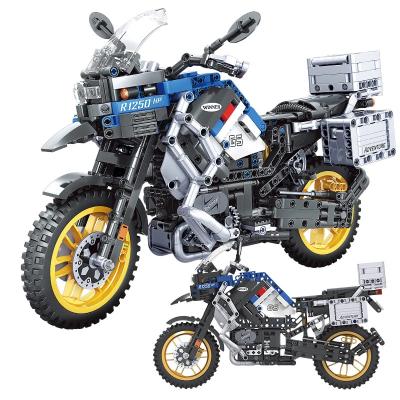 China Building Toy WL7048 Winner 948pcs Assembled Building Blocks 1:6 Adventure Cross Country Motorcycle Bricks Model Toys For Children for sale