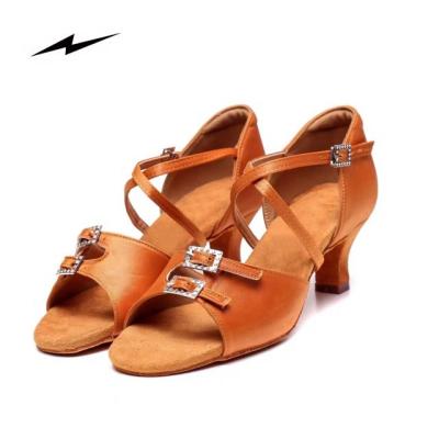 China Woman Latin Dance Shoes 2022 Newest Design Heaven And Earth Tango Heels Salsa Latin Stain Dance Shoes For Women for sale