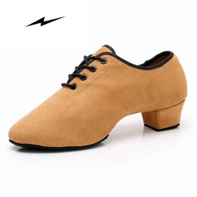 China Good Quality Professional Dancer Shoes New Suede Ladies Latin Dance Shoes Soft Sole Practice Shoes Modern Ballroom Dance Shoes Women for sale