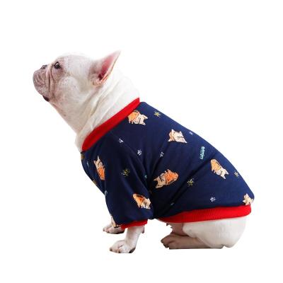 China Various Good Quality Sustainable Fashion Dog Baseball Colorful Vest Clothes Pet Clothing for sale