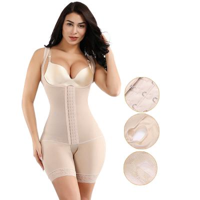 China New Antibacterial Listing Adjustable Compression Hooks 3 Women Slimming Body Shaper Tummy Control Shapewear for sale