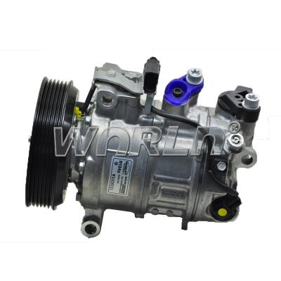 China 12V 6PK 125MM Automobile Air Conditioner Car AC Compressor 6SBS14C For Audi C7 2.5T WXAD033 125MM for sale