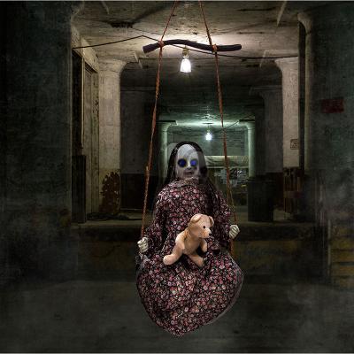 China Indoor Decoration Haunted House Horror Props Female Creepy Ghost Doll for sale