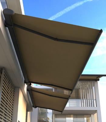 China Alumiunm Csssette Retarcatble Markisen Cafe Retractable Awning Full Window Sun Awning/Patio Awning Price/Outdoor Balcony for sale