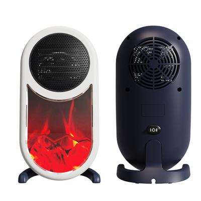 China Electric Heater with Heater Personal Space Mini Ceramics PTC Heater Office Desk Table Electric Fireplace Indoor Office Fan Portable Heater for sale