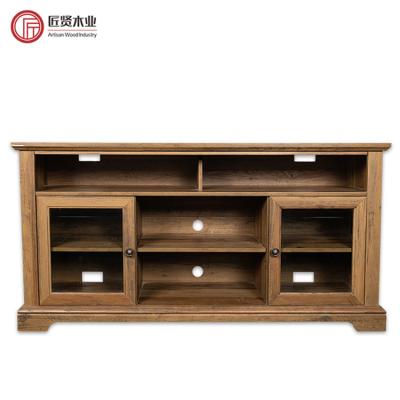 China Living Room Furniture Design High Quality Modern Classic Tv Unit Adjustable Long Wood TV Stand Cabinet (Other) for sale