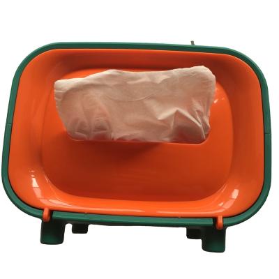 China Household Supplier Tissue Paper Eco-friendly Multifunctional Plastic Container Box For Napkin for sale