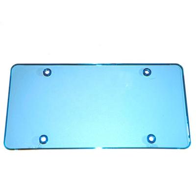 China Custom PVC Gray Card Plate Frame Clear PLASTIC Factory Price for sale