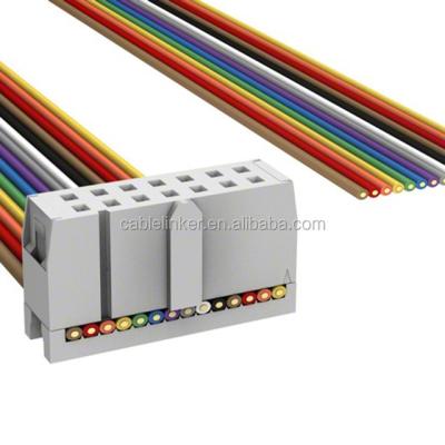 China PCB Custom 0.635mm Pitch Halogen Free Idc Flat Ribbon Cable Interconnect for sale